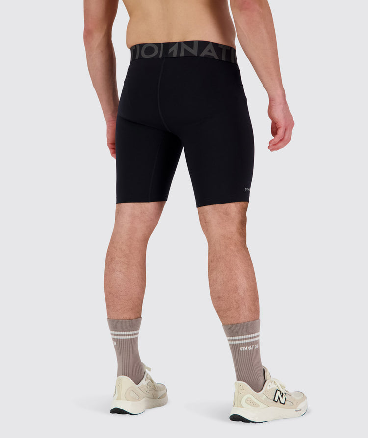 Men's Baselayer Shorts#color_black